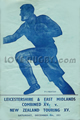 Leicestershire and East Midlands v New Zealand 1953 rugby  Programme